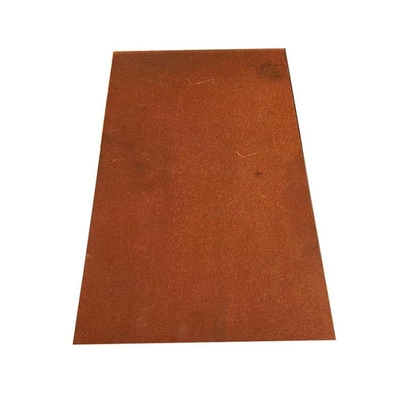 مقاومة الطقس المدرفلة على الساخن صفيحة فولاذية خفيفة Corten A Q355NH 150mm